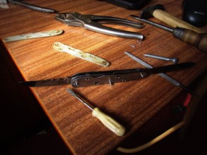 Renovácia skladacieho noža Mikov