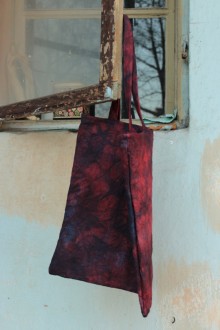 Batikované plátené tašky